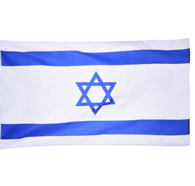 דגל ישראל ברוחב 80 ס"מ ובאורך 110 ס"מ