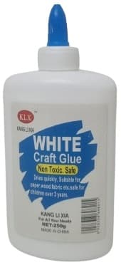 דבק פלסטיק לבן בבקבוק - 250 גרם קונים רק באטרקציה מהיבואן לצרכן