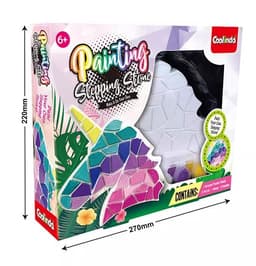 ערכת יצירה מגבס אבני פסיפס חד קרן אריזה 27X22 ס"מ אטרקציה