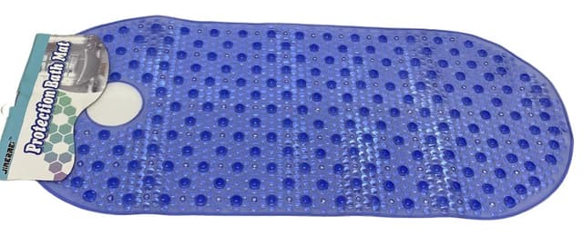 שטיח גומי לאמבטיה עם חור ניקוז בצבע כחול קונים רק באטרקציה מהיבואן לצרכן