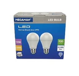 זוג נורות אור חם 10W E27 A60 אטרקציה מהיבואן לצרכן