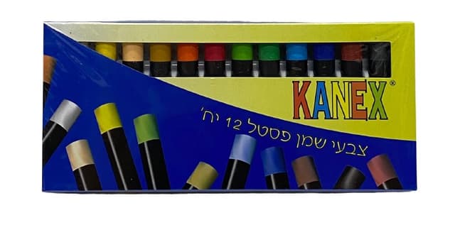 חבילת 12 צבעי שמן פסטל קונים רק באטרקציה מהיבואן לצרכן