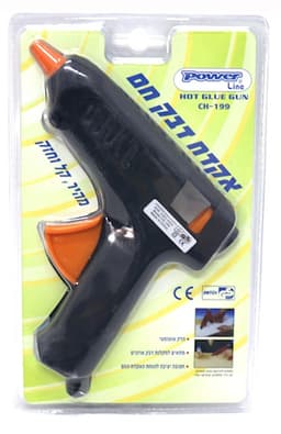אקדח דבק חם לכל מטרה, להדבקת מגוון חומרים במחיר משתלם