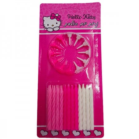 נרות יום הולדת - הלו קיטי(1X24)