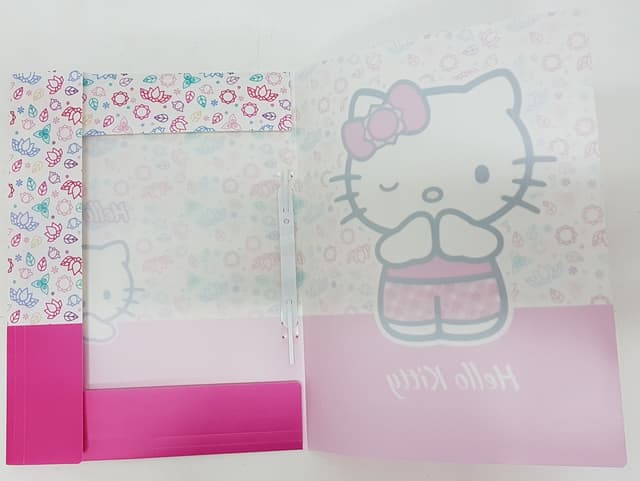 תיקיה עם גומי PP/ A4 הלו קיטי קונים רק באטרקציה מהיבואן לצרכן