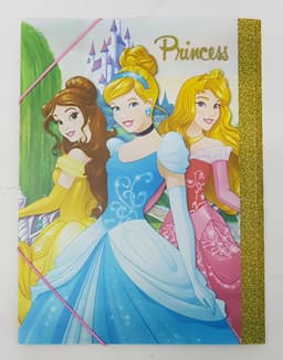 תיקיה עם גומי PP/ A4 נסיכות קונים רק באטרקציה מהיבואן לצרכן