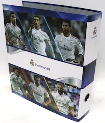 קלסר טבעות קשיח עבה - ריאל מדריד קונים רק באטרקציה מהיבואן לצרכן