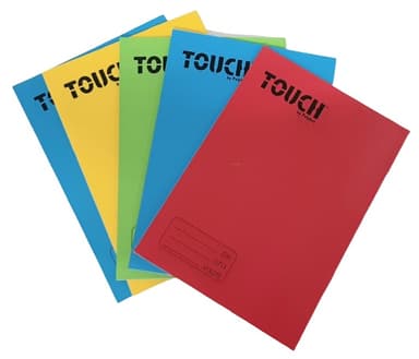 חבילת 5 מחברות קטנות חלקות TOUCH A5 קונים רק באטרקציה מהיבואן לצרכן