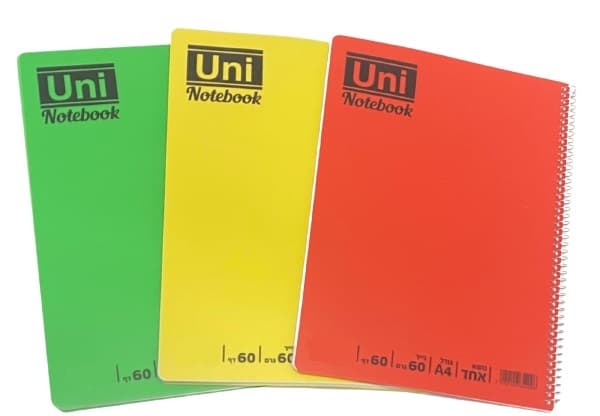 חבילת 3 ספירלות גדולות שורה A4 קונים רק באטרקציה מהיבואן לצרכן