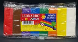 פלסטלינה רכה במיוחד - 8 צבעים 240 גרם באטרקציה אונליין