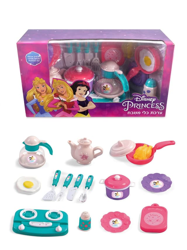 ערכת כלי מטבח נסיכות אטרקציה אונליין מהיבואן לצרכן