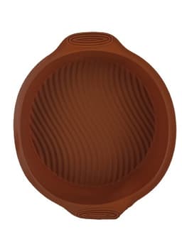 תבנית סיליקון עגולה גלים לאפייה 24X29 סמ באטרקציה אונליין