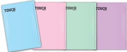 חבילת 5 מחברות קטנות אנגלית A5 - פסטל TOUCH קונים רק באטרקציה מהיבואן לצרכן