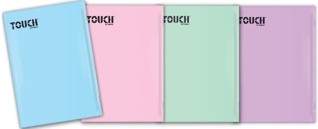 חבילת 5 מחברות קטנות חלקות A5 פסטל TOUCH קונים רק באטרקציה מהיבואן לצרכן