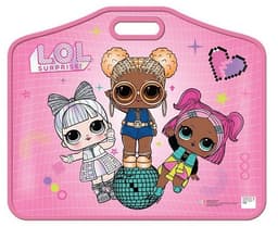 תיקיה גדולה לבלוק ציור 1/4 גיליון LOL, מגוון תיקיות