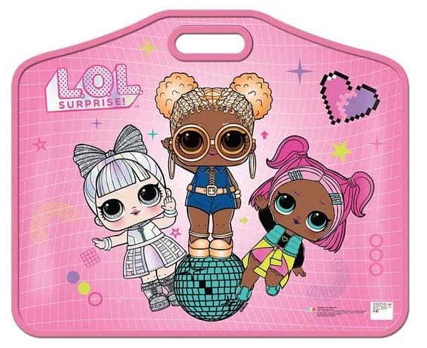 תיקיה גדולה לבלוק ציור 1/4 גיליון LOL, מגוון תיקיות