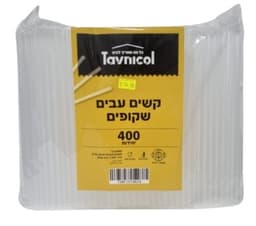 קש שקוף עבה 400 יחידות
