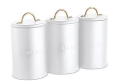 סט תה קפה סוכר פח לבן מט קונים רק באטרקציה מהיבואן לצרכן