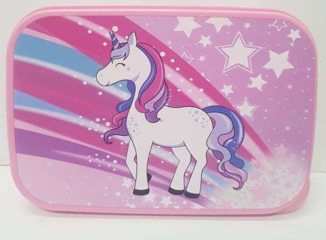 קופסת אוכל מחולקת - חד קרן כוכבים קונים רק באטרקציה מהיבואן לצרכן