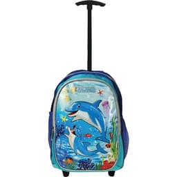 תיק גן טרולי דולפינים - כחול אטרקציה אונליין מהיבואן לצרכן