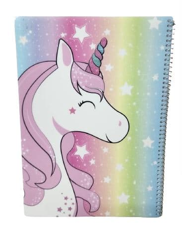 מחברת ספירלה A4 שורה - חד קרן קונים רק באטרקציה מהיבואן לצרכן