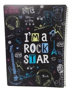 מחברת ספירלה A4 - רוק סטאראטרקציה אונליין מהיבואן לצרכן