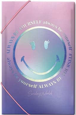 תיקיה גומי סמיילי ורוד קונים רק באתר אטרקציה מהיבואן לצרכן