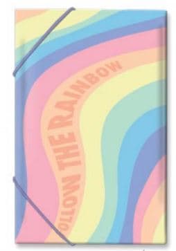 תיקיה גומי - קשת פסטלאטרקציה אונליין מהיבואן לצרכן