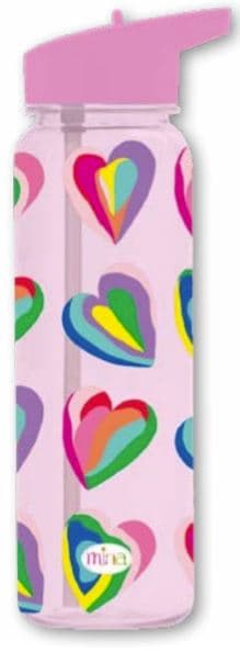 בקבוק שתיה פיה מתקפלת 600 מ"ל - לבבות קונים רק באטרקציה מהיבואן לצרכן