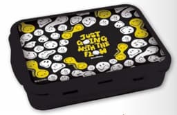 קופסת אוכל מחולקת סמיילי קונים רק באטרקציה מהיבואן לצרכן