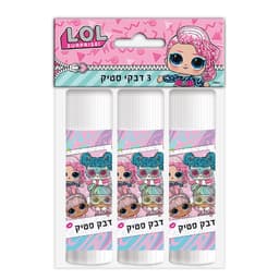סט 3 דבק סטיק LOL קונים רק באטרקציה מהיבואן לצרכן