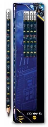 חבילת 12 עפרונות HB באטמןאטרקציה אונליין מהיבואן לצרכן