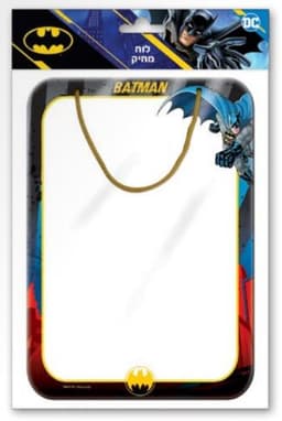 לוח מחיק דו צדדי 30X21 ס"מ דגם באטמןאתר אטרקציה אונליין