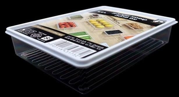 קופסא אקרילית עם מכסה 1.4 ליטר