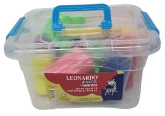 בצק משחק לאונרדו ג'וניור 10 צבעים באתר אטרקציה מהיבואן לצרכן