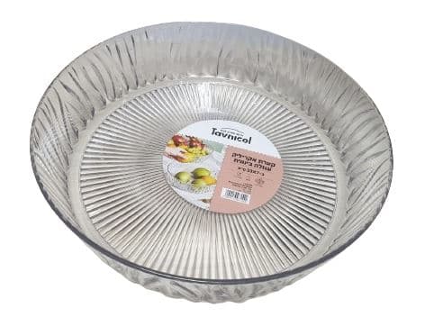 קערת אקריליק מפוארת עגול