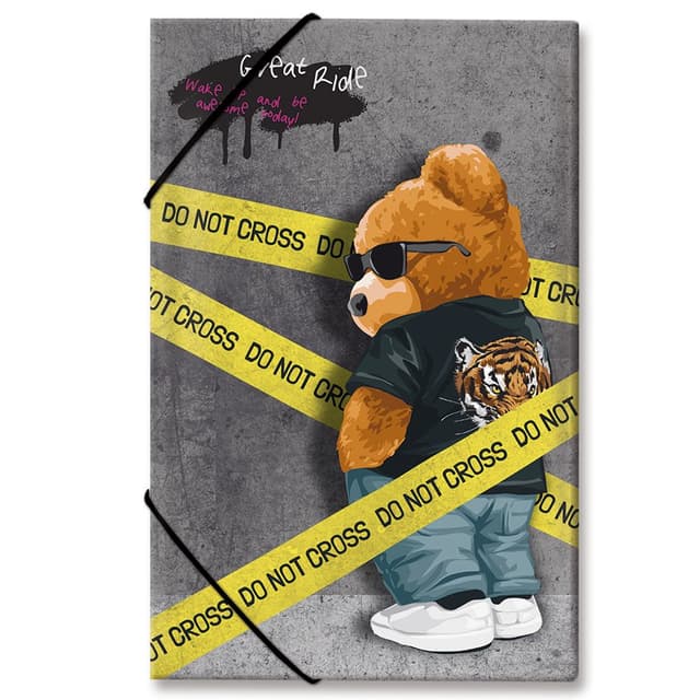 תיקיה גומי - דובי קונים רק באתר אטרקציה מהיבואן לצרכן