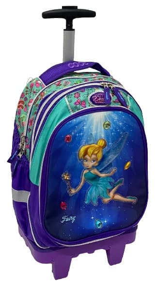 תיק טרולי פייה סגולה - תכלת קונים רק באטרקציה מהיבואן לצרכן