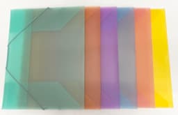 תיקיה עם גומי PP/ A4 בצבעי פסטל קונים רק באטרקציה מהיבואן לצרכן