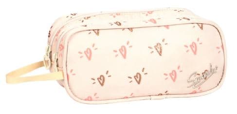 קלמר 2 תאים - לבבות ורוד זהבאתר אטרקציה מהיבואן לצרכן