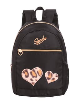 תיק גן שחור לבבות מנומרים פרווה קונים רק באטרקציה מהיבואן לצרכן