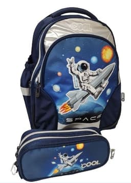 תיק טרולי - אסטרונאוט חלל כחול עם קלמר קונים רק באטרקציה מהיבואן לצרכן