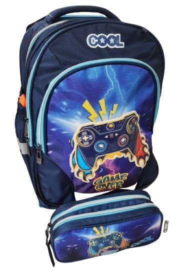 תיק טרולי GAME OVER עם קלמר קונים רק באטרקציה מהיבואן לצרכן