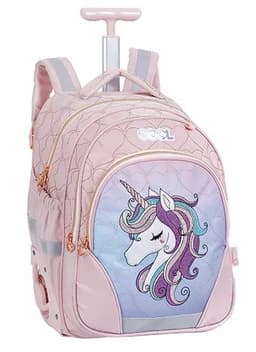 תיק טרולי - חד קרן ורוד לבבות קונים רק באטרקציה מהיבואן לצרכן