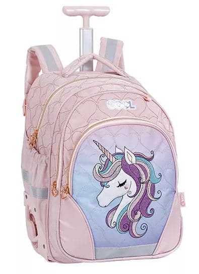 תיק טרולי - חד קרן ורוד לבבות קונים רק באטרקציה מהיבואן לצרכן