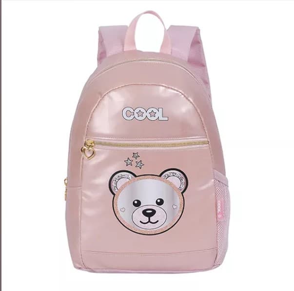 תיק גן ורוד מטאלי דובי כסף באתר אטרקציה מהיבואן לצרכן