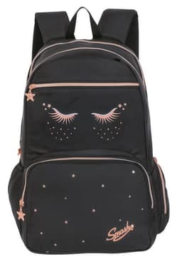 תיק גב מעוצב ריסים וכוכבים שחור ברונזהאתר אטרקציה