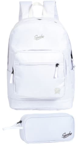 תיק גב מעוצב עם קלמר - פרפר לבן קונים רק באטרקציה