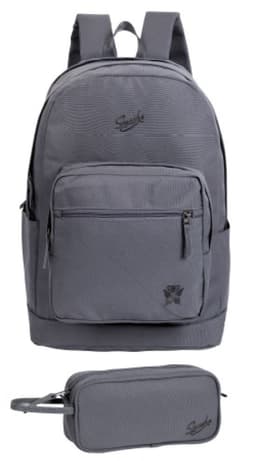 תיק גב מעוצב עם קלמר - פרפר אפור קונים רק באטרקציה