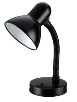 מנורת שולחן E27 GARDA שחור semicomאתר אטרקציה אונליין